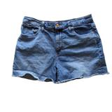 J. Crew Shorts | J. Crew High-Rise Denim Jean Shorts Tea Time Wash | Av425 Women's Size 30 | Color: Blue | Size: 30
