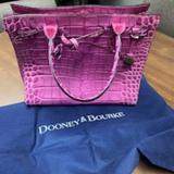 Coach Bags | Dooney And Bourke Crocodile Bag Hot Pink | Color: Pink | Size: Os