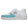 Sneaker DOGO "Dice Sneakers Wonder Lola Bunny Damen Sneaker / Female", Damen, Gr. 41, Normalschaft, grün (weiß, grün), Lederimitat, Schuhe, Vegan