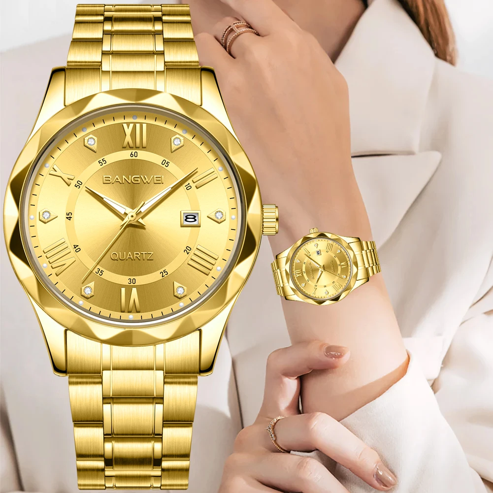 LIGE Klassische Quarzuhr Für Frauen Mode Kreative Sechs Diamant Zeiger Design Frauen Uhr Top Marke Luxus Wasserdichte Uhren Image