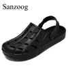Gummi Sandalen Männer Clogs Strand Garten Schuhe Für Breiten Fuß Zuecos Hombre Cholas Plus Große Größe 50 51 52 53 54 55 56 57 58
