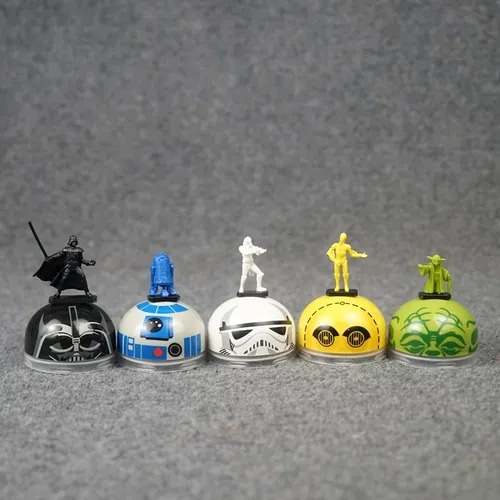 Echte Star Wars Kapsel Gashapon Spielzeug C-3PO Yoda weißen Soldaten Mini Puppen Spielzeug für