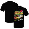 Men's Hendrick Motorsports Team Collection Black Kyle Larson Throwback Car T-Shirt