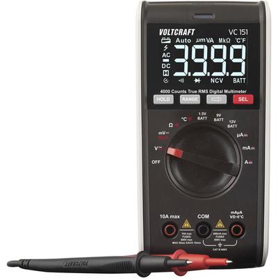 Voltcraft - VC151 Hand-Multimeter kalibriert (iso) digital cat iii 600 v Anzeige (Counts): 4000