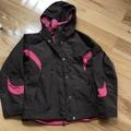 Columbia Jackets & Coats | Colombia Waterproof Packable Jacket. Euc | Color: Brown/Pink | Size: Xs