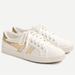 J. Crew Shoes | J. Crew Gola For J.Crew Mark Cox Tennis Sneakers | Color: Gold/White | Size: 7