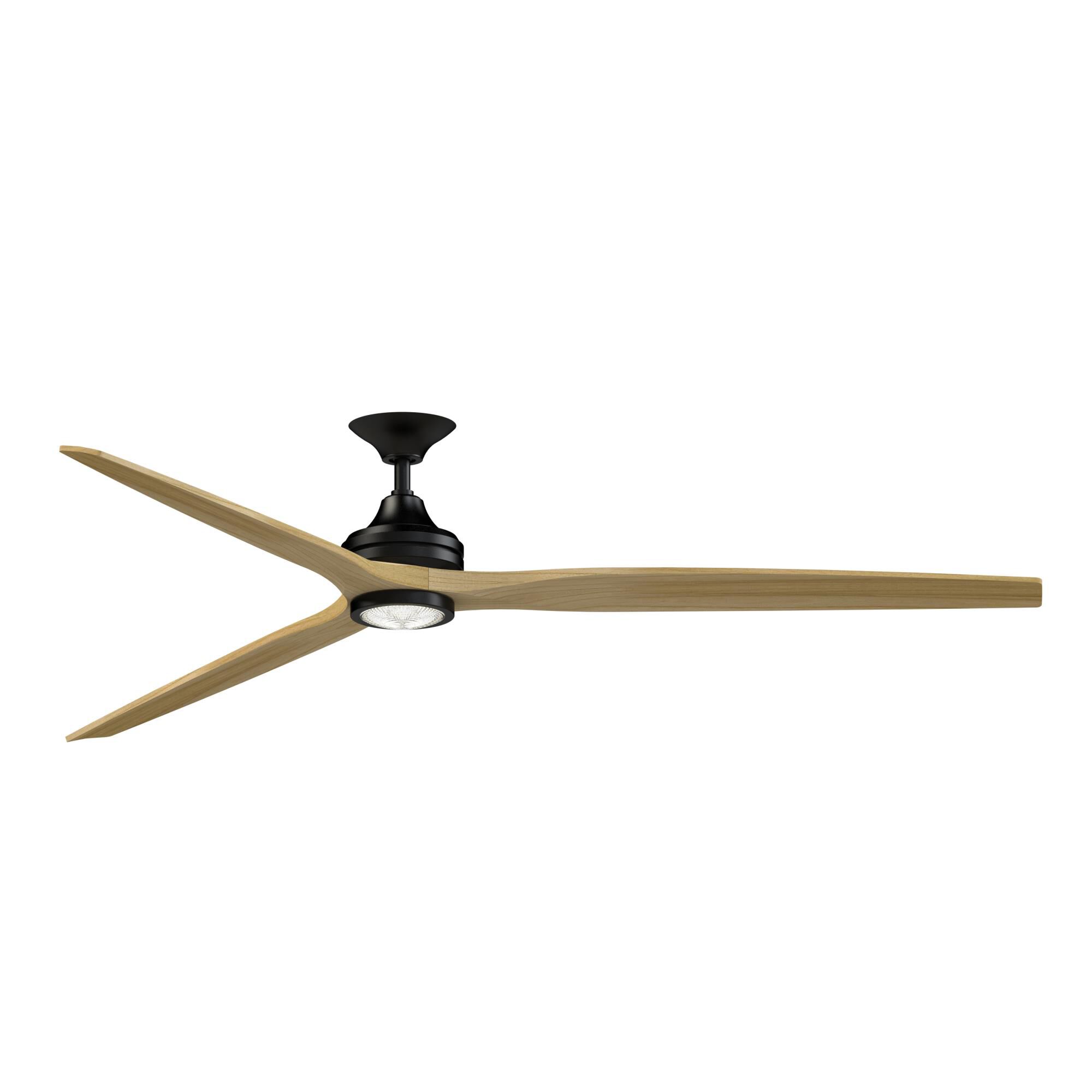 Fanimation Spitfire 84 Inch Ceiling Fan with Light Kit - FPD6721BDZ-84DWA-LK