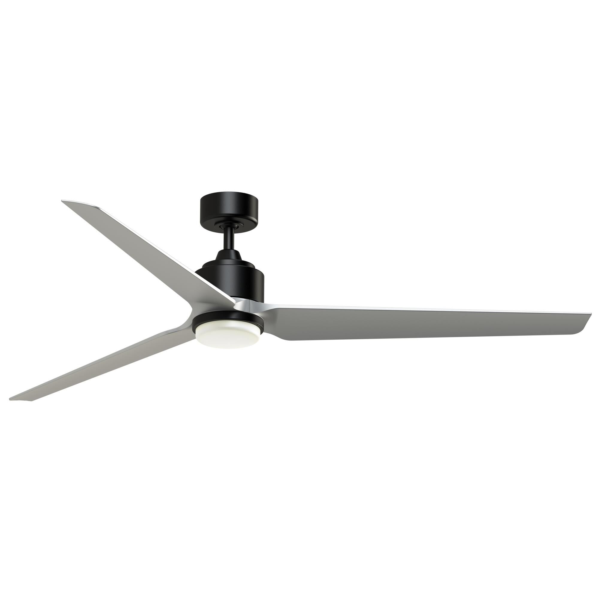 Fanimation Triaire Custom 72 Inch Ceiling Fan with Light Kit - FPD8515BLW-72SLW-LK