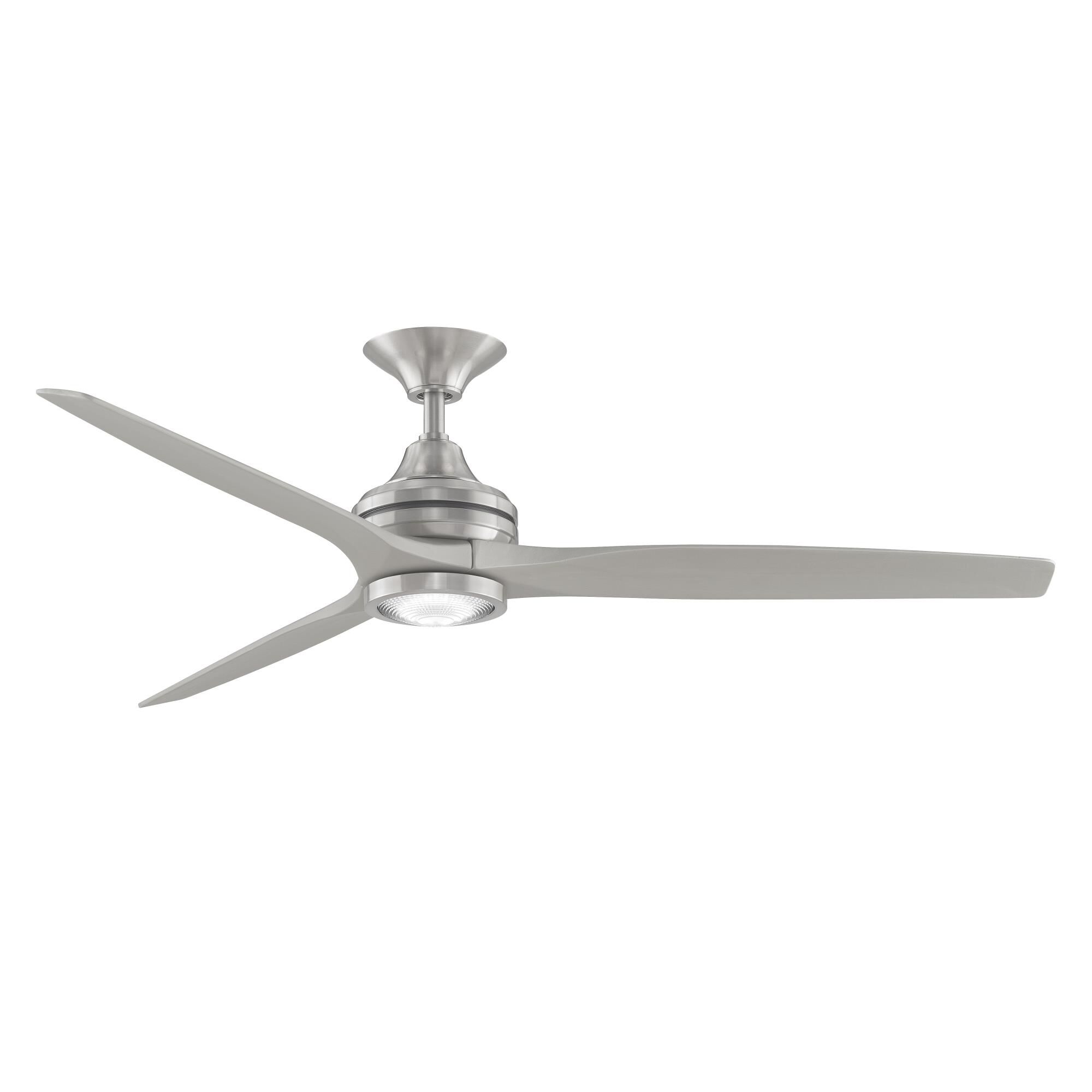 Fanimation Spitfire 60 Inch Ceiling Fan with Light Kit - FP6721BBN-60BN-LK