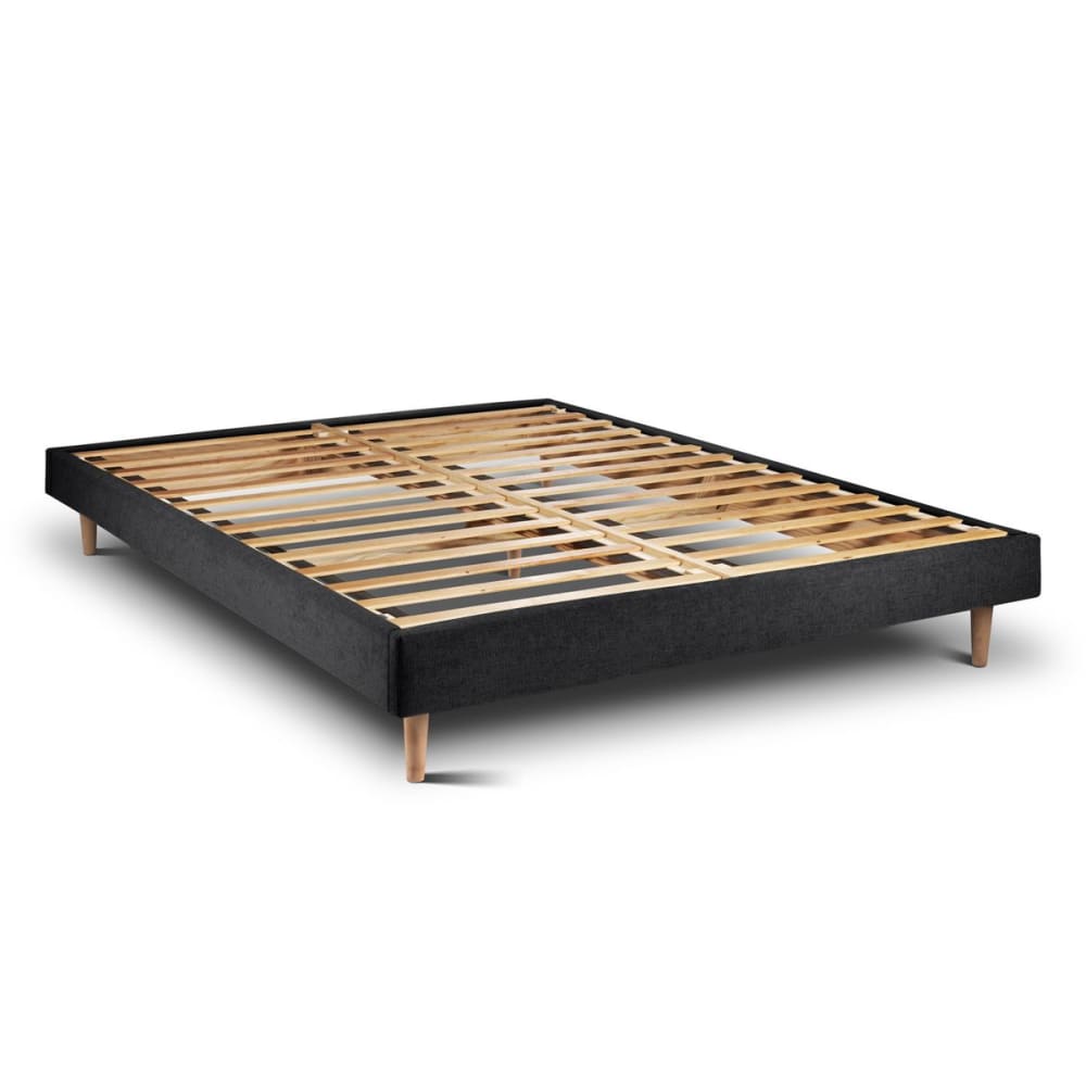 Sommier Kit Tissu Noir 200x200