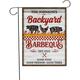 12x18 Inch Personalized Backyard Bar & Grill Garden Flag Vertical Double Sided Barbeque Flag BBQ Campground Flag Backyard Patio Flag BBQ Party DÃ©cor for Outdoor Beach Bar Porch Patio Deck Poolside