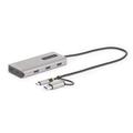 StarTech.com USB-C Multiport Adapter mit USB-C zu USB-A Dongle, USB C Docking Station 2x HDMI (4K30Hz/1080p60Hz), 3x USB-A
