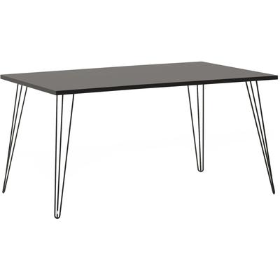 Ablagetisch SCHILDMEYER "Fynn", grau (basaltgrau, schwarz, basaltgrau), B:160,0cm H:74,0cm T:80,0cm, Tische, Tischbeine aus Metall Image