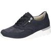 Schnürschuh WALDLÄUFER "K-RAMONA-Soft", Damen, Gr. 4 (37), blau (dunkelblau), Nubukleder, Textil, sportlich, Schuhe, Freizeitschuh, Halbschuh mit Orthotritt-Ausrüstung, K-Weite