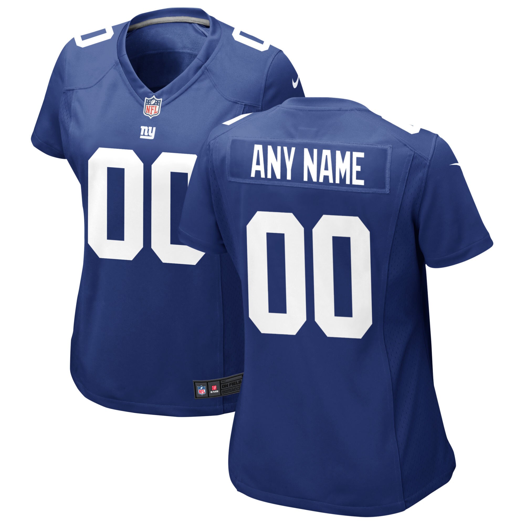 New York Giants Nike Game Heimtrikot - königsBlau - Personalisiert - Damen Image