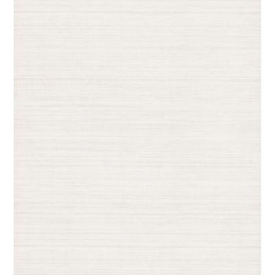 York Wallcoverings Tasar Silk White Wallpaper