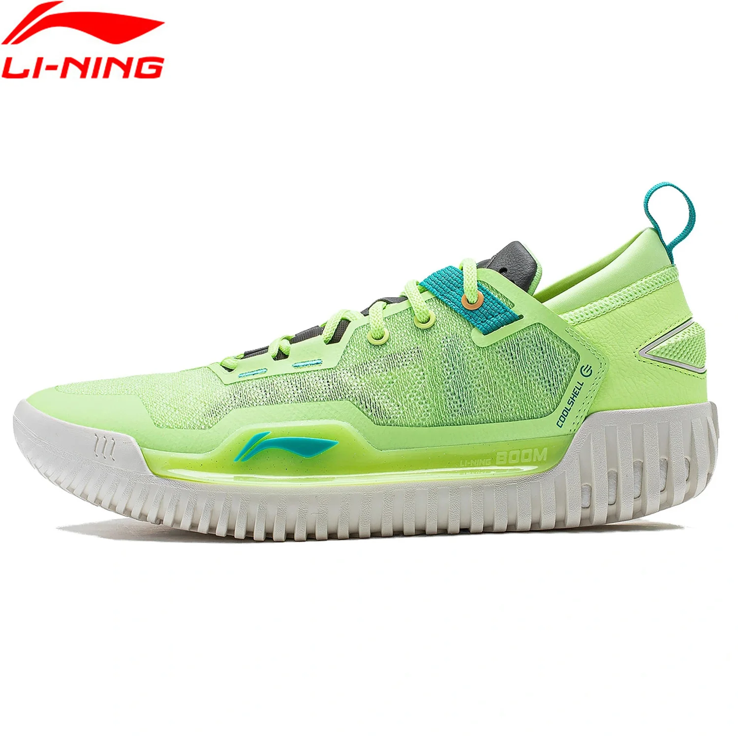 Li-Ning BADFIVE III LOW Off-Court-Basketballschuhe für Herren, COOL SHELL, atmungsaktive BOOM FIBER-Sportschuhe, stabile Turnschuhe, ABFU005