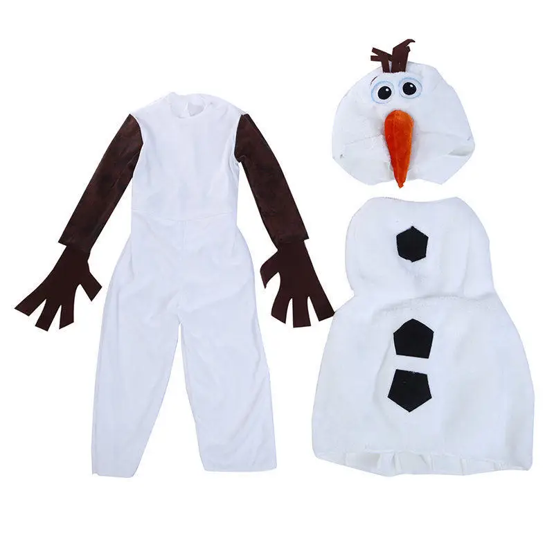 Anime Cosplay Kinder Gefrorene Schneemann Olaf Cosplay Kostüm Cartoon Maskottchen Kostüm Kostüm Party Karneval Halloween Kostüm Image