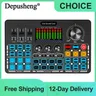 Live-Soundkarte Audio-Interface Depusheng Q6s mit DJ-Mixer-Effekten und Voice-Changer