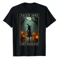 Salem-T-shirt d'épreuve de sorcière d'Halloween pour femme tenue d'horreur sorcière Wicca