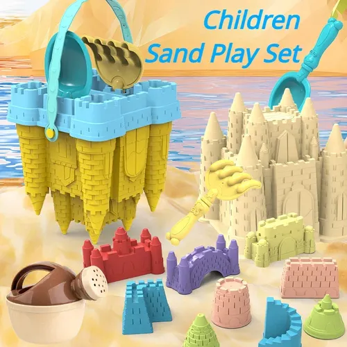 Sand Spielzeug Schloss Eimer spielen Sand Set Spielzeug Sand Schaufel Kinder Sommer Hobbys Wasser