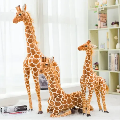 30-80cm Simulation Giraffe plus Spielzeug Stofftier puppen Kinder Weihnachts geschenk Giraffe