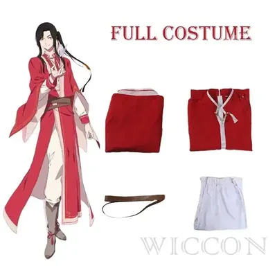Anime Tian Guan Ci Fu Hua Cheng Cosplay Kostüm Han Fu Perücke Anzug San Lang Juvenile Kleidung Halloween Karneval Party Männer Kostüm Image