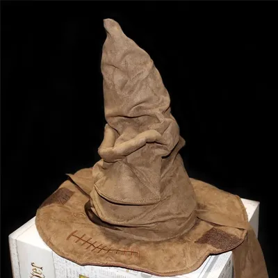 Mode Filme Hexe Zauberer Hut Potters Sortierung Hut Leder Halloween Party Requisiten Dress Up Hut Image