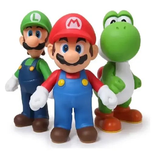 Super Mario Bros Yoshi Luigi Bowser Puppe Esel Kong Wario Sammler Puppen Modell Spielzeug