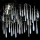 Guirlandes lumineuses Led pluie de météores 8 Tubes décorations d'arbre de noël nouvel an
