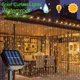 Guirxiété lumineuse LED solaire extérieure étanche décoration de guirxiété guirlandes lumineuses
