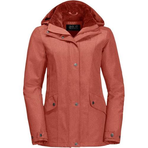 JACK WOLFSKIN Damen Funktionsjacke Park Avenue, Größe S in Rot