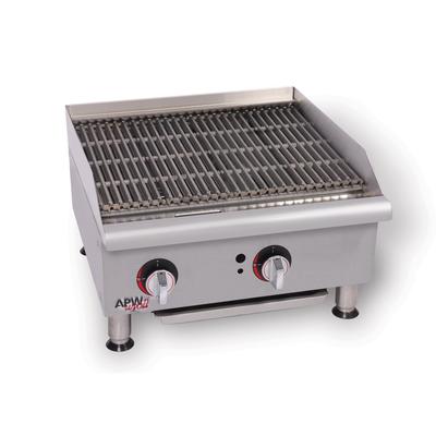 APW Wyott GCB-36S NG 36" Gas Charbroiler w/ Cast Iron Grates, Natural Gas, Stainless Steel, Gas Type: NG