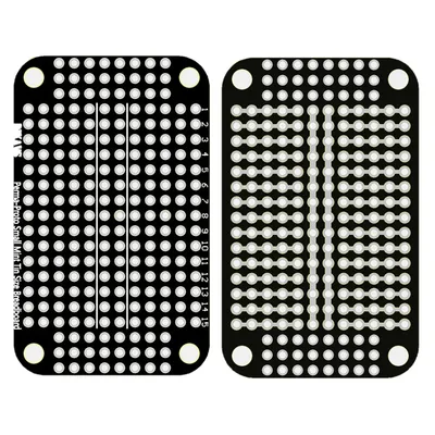Perma-Proto Small Mint Tin Size Breadboard PCB Prototype Board for Arduino (Pack of 5)