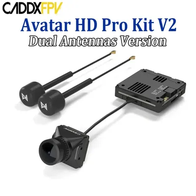 Caddx Walksnail Avatar HD Kit V2 / Avatar HD Pro Kit (Dual Antennas Version) Gyroflow+32G for FPV