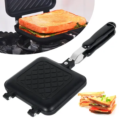 Double-Sided Non-Stick Sandwich Maker Iron Bread Toast Breakfast Machine Waffle Pancake Baking