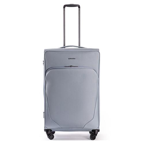 Stratic - Mix 4-Rollen Trolley 80 cm Koffer & Trolleys 1 ct Silber Herren