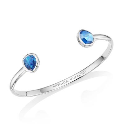 Sterling Silver Siren Thin Cuff Kyanite