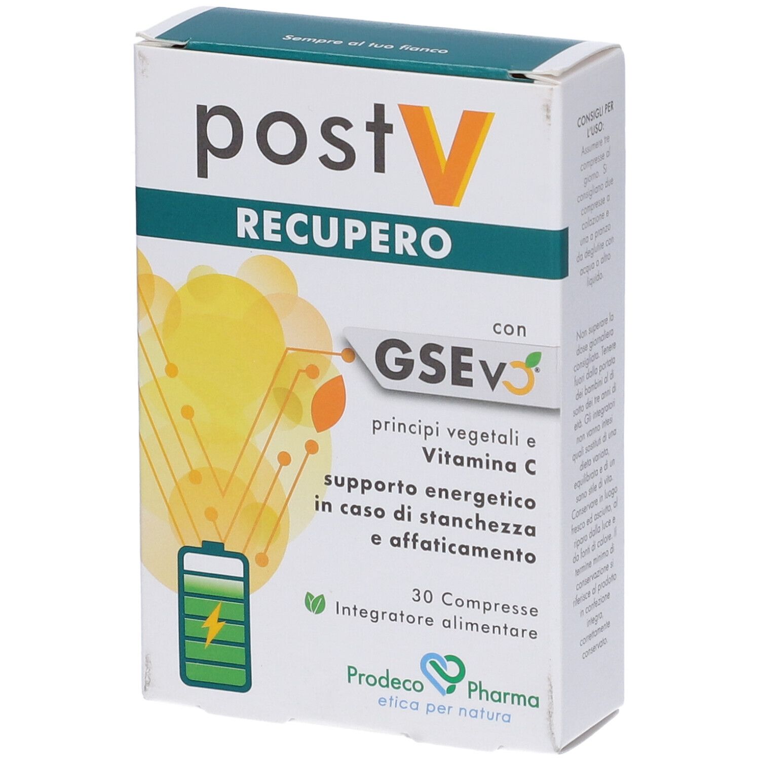 Postv Recupero 30 Compresse 24 g