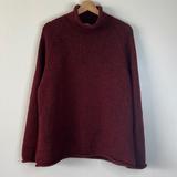 J. Crew Sweaters | J. Crew Vintage Men's Rolled Hem Wool Sweater Size Large | Color: Red | Size: L