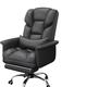 Executive Chair Managerial Chair, Big and Tall Office Chair with Lumbar Support and Foot Rest Reclining Leather Chair, Adjustable PU Executive Chair,for Both Home and Office (Color : B)