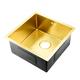 Gold Drop In Bar Sink, Stainless Steel Small Kitchen Bar Sink, Single Bowl Sink For Wet Bar Prep, Mini RV Utility Sink, Square Sink With Drain Accessories, Workstation Sink (Size : 36x36x21cm)