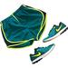 Nike Shoes | Bundle Ladies Nike Shorts Size Small & Nike Flex Experience Tennis Shoes Size 8 | Color: Blue/Green | Size: 8 Shoe Sm Shorts