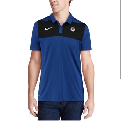 Nike Shirts | La Clippers Nike Blue Statement Coaches Polo Shirt - Nwt Los Angeles | Color: Blue | Size: L