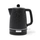 Haden Starbeck Black Kettle - 3000W Fast Boil Kettle - Lightweight and Easy To Use Electric Kettle with Cordless Base - Ergonomic Handle - Anti-Limescale Filter