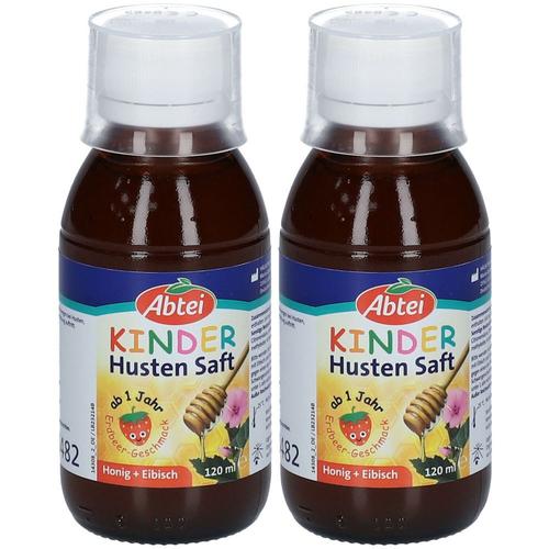 Abtei Kinder Husten Saft Eibisch und Honig Doppelpack 2x120 ml Sirup