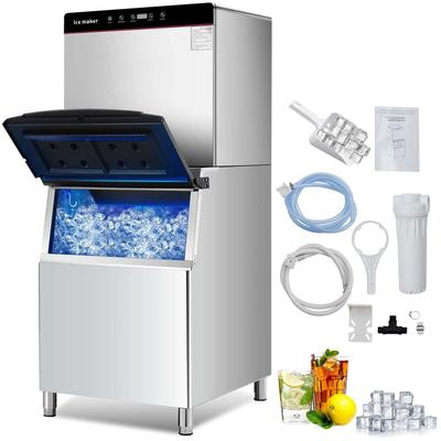 Commercial Ice Machine Industrial with 550LBS/1 Day Ice Maker