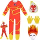 Jungen Halloween Kostüme für Kinder Spiele Ben 10 Feuerwehr mann Cosplay Bodysuit Karneval Party