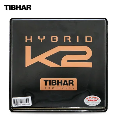 TIBHAR HYBRID K2 tischtennis gummi sticky geschwindigkeit spin made in Deutschland pickel-in ping Image