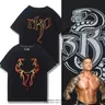 WWE Wrestler Auden contagocce t-shirt periferica a maniche corte Wrestling RKO Snake uomo e donna in